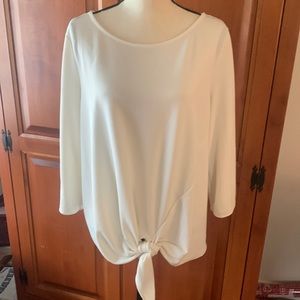 Knotted Banana Republic blouse